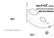 Riso MZ 1090 Gebruikershandleiding