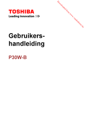 Toshiba P30W-B Gebruikershandleiding