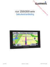 Garmin nuvi 2509 Series Gebruikershandleiding