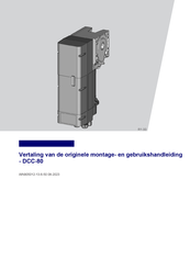 Novoferm DCC-80 Vertaling Van De Originele Gebruikershandleiding