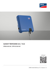 SMA SUNNY TRIPOWER 8.0 Beknopte Handleiding