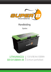 Super B SB12V1200Wh-M Handleiding