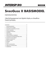 INTERSPIRO SpiroGuide II BASISMODEL Handleiding