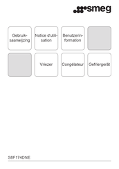 Smeg S8F174DNE Gebruiksaanwijzing