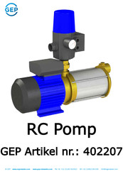 GEP 402207 Montagehandleiding
