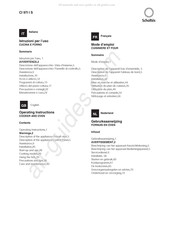 SCHOLTES CI 97I I S Gebruiksaanwijzing