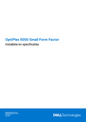 Dell OptiPlex 5000 Small Form Factor Installatiehandleiding