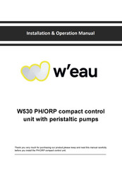 W'eau W530 PH/ORP Handleiding