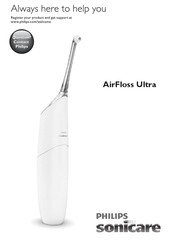 Philips Sonicare AirFloss Ultra Gebruiksaanwijzing