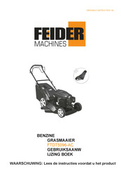 FEIDER Machines FTDT5096-AC Gebruiksaanwijzing