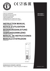 Hoshizaki DIM-30DE-2 Gebruiksaanwijzing