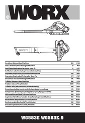 Worx WG583E.9 Oorspronkelijke Gebruiksaanwijzing