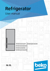 Beko RCNE560E30ZXP Gebruiksaanwijzing