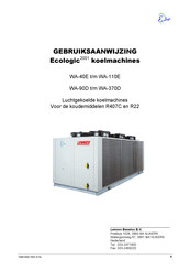 Lennox Ecologic2001 WA-75E Gebruiksaanwijzing