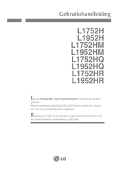 LG L1752HM Gebruikshandleiding