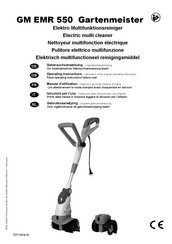 Gartenmeister GM EMR 550 Gebruiksaanwijzing