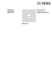 SSS DRM 612-01 Handleiding