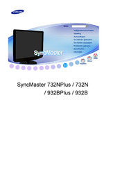 Samsung SyncMaster 732N Handleiding