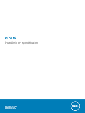 Dell XPS 15-9570 Installatiehandleiding