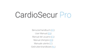 Cardiosecur Pro Gebruikershandboek