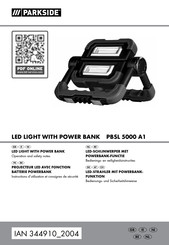 Parkside PBSL 5000 A1 Bedienings- En Veiligheidsinstructies