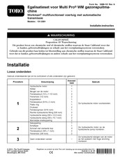 Toro Multi Pro WM Installatie-Instructies