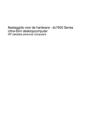 Hp dc7800 Ultra-Slim Series Naslaggids