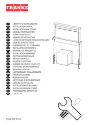Franke FDW 908 IB XS Installatie-Instructies