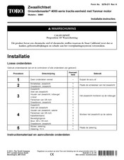 Toro Groundsmaster 4000 Series Installatie-Instructies