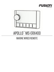 Garmin Fusion APOLLO MS-ERX400 Handleiding