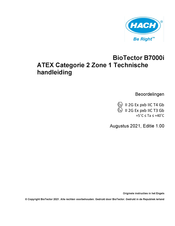 Hach BioTector B7000i Technische Handleiding
