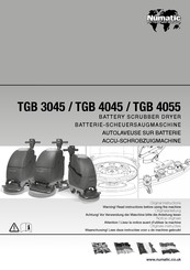 Numatic TGB 4055 Originele Instructies