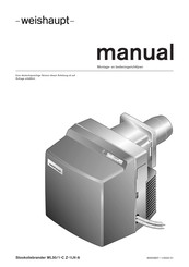 Weishaupt WL30/1-C Z-1LN-A Montage- En Bedieningshandleiding