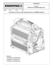 Enerpac EP3504TI Handleiding