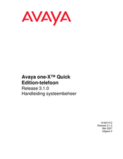 Avaya one-X Quick Edition Handleiding