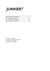 Junker+ JH33AC 1 Series Gebruiksaanwijzing