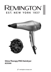 Remington Shine Therapy PRO AC9300 Handleiding