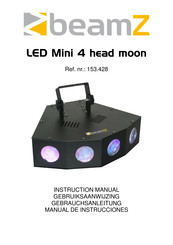 Beamz LED Mini 4 head moon Gebruiksaanwijzing