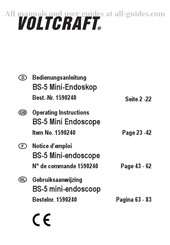 VOLTCRAFT BS-5 Gebruiksaanwijzing