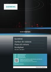 Siemens ET6 HF17 Series Gebruiksaanwijzing