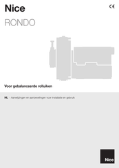 Nice RONDO Installatiehandleiding