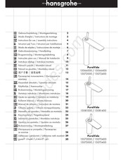 Hansgrohe PuraVida 15081400 Gebruiksaanwijzing