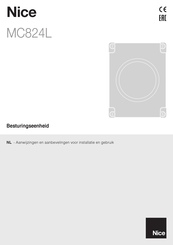 Nice MC824L Installatiehandleiding