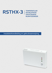 Sentera Controls RSTHX-3 Installatiehandleiding En Gebruiksaanwijzing