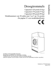 Alliance Laundry Systems 170 Series Installatiehandleiding