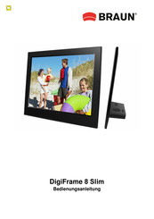 Braun DigiFrame 8 Slim Gebruiksaanwijzing