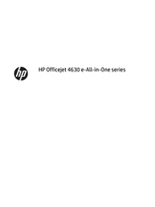 HP Officejet 4630 e-All-in-One Series Handleiding