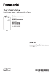 Panasonic WH-ADC0309K3E5B Gebruiksaanwijzing