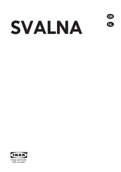 IKEA SVALNA Handleiding