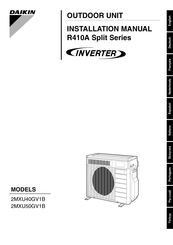 Daikin 2MXU40GV1B Handleiding